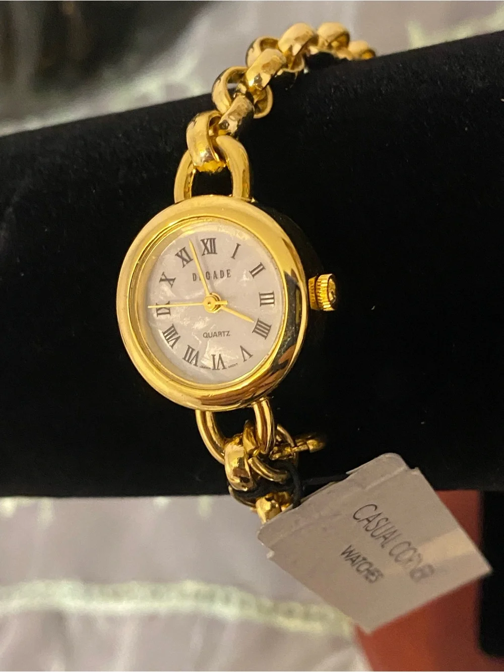 NWT Vintage Y2K Casual Corner Decade 6853 Japan Movt Rolo Link Watch